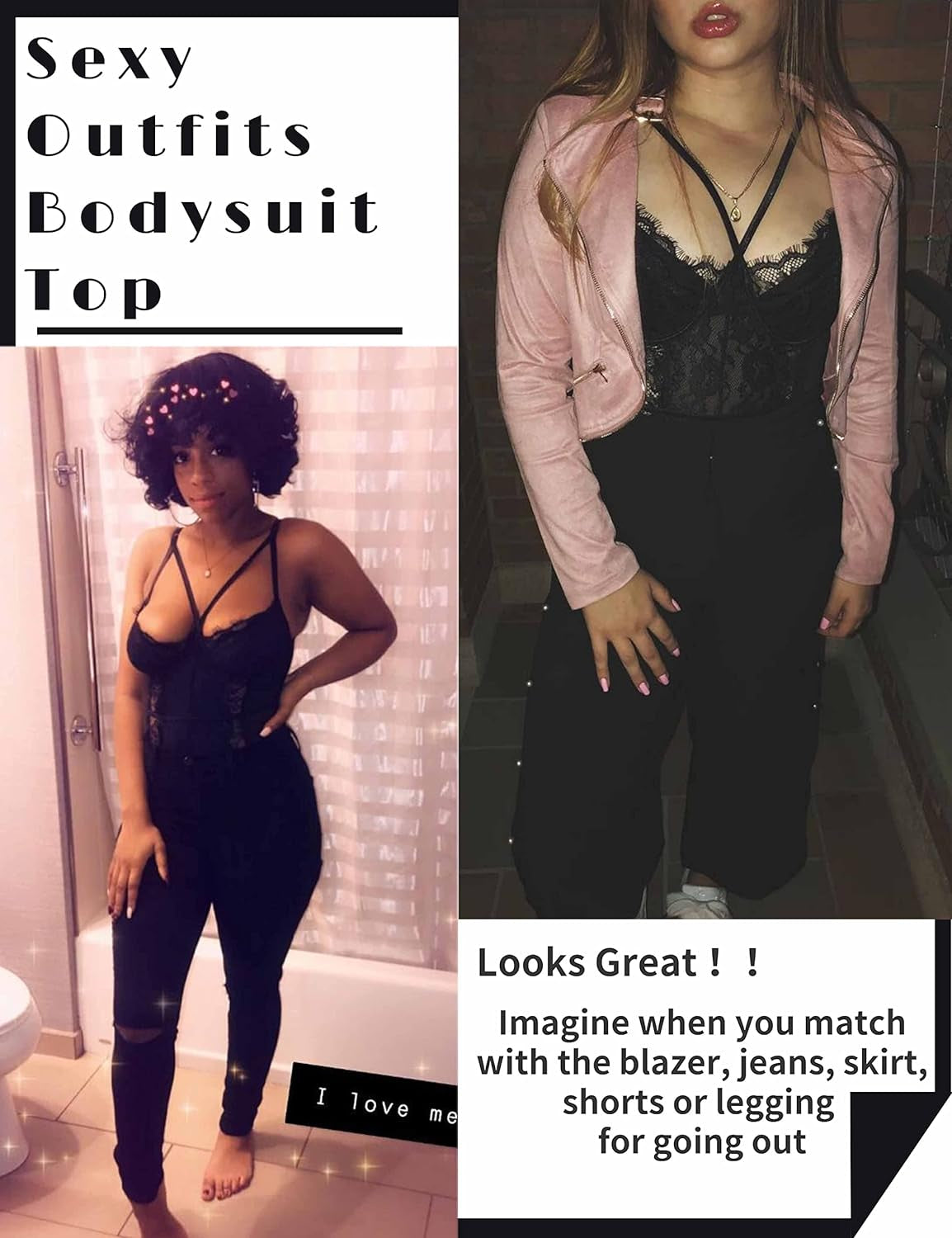 Women Sexy Eyelash Lace Bodysuit Snap Crotch Teddy Lingerie